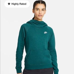 Nike Sportswear Funnel-Neck Fleece Pullover Hoodie
